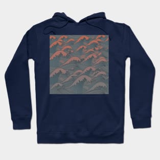 Sunset waves Hoodie